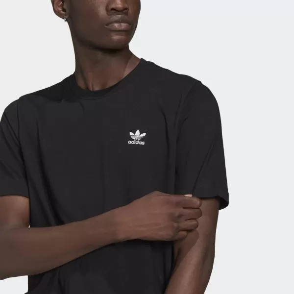 imageadidas Originals Mens Loungewear Adicolor Essentials Trefoil TeeBlack