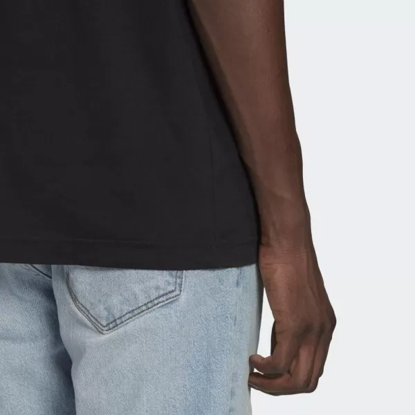imageadidas Originals Mens Loungewear Adicolor Essentials Trefoil TeeBlack