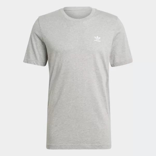 imageadidas Originals Mens Loungewear Adicolor Essentials Trefoil TeeMedium Grey Heather