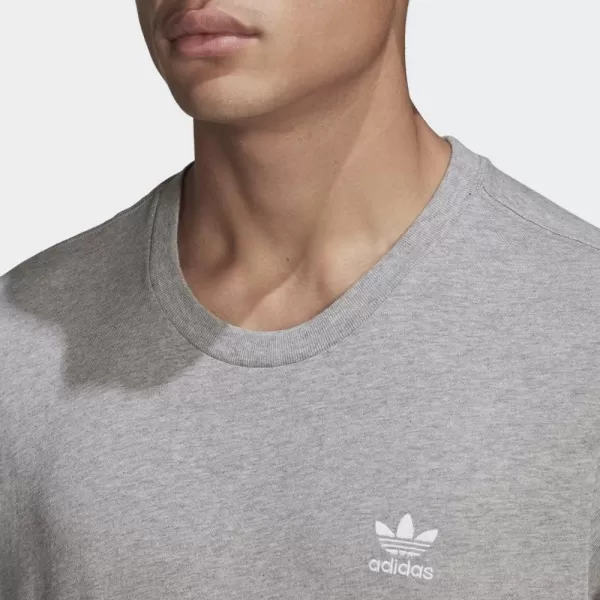 imageadidas Originals Mens Loungewear Adicolor Essentials Trefoil TeeMedium Grey Heather