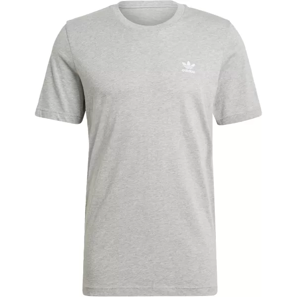 imageadidas Originals Mens Loungewear Adicolor Essentials Trefoil TeeMedium Grey Heather