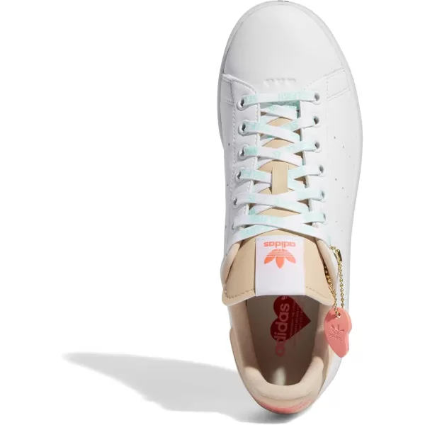 imageadidas Originals Mens Stan Smith SneakerWhiteHalo BlushAcid Red