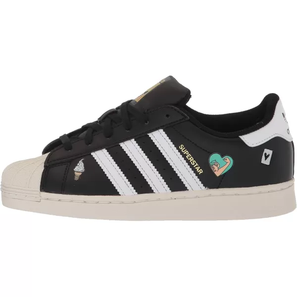 imageadidas Originals UnisexChild Superstar Legacy SneakerBlackWhiteChalk White