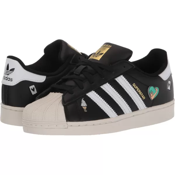 imageadidas Originals UnisexChild Superstar Legacy SneakerBlackWhiteChalk White