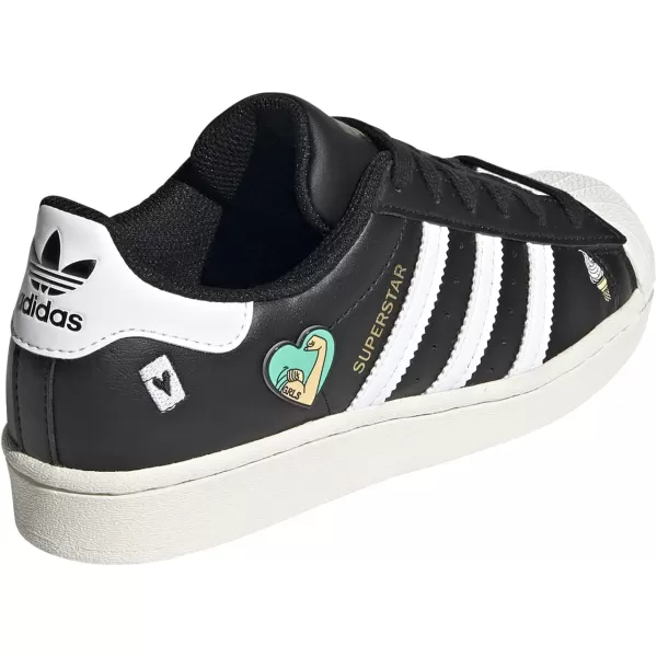 imageadidas Originals UnisexChild Superstar Legacy SneakerBlackWhiteChalk White