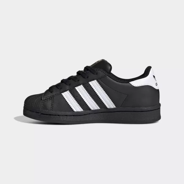 imageadidas Originals UnisexChild Superstar Legacy SneakerCore BlackWhiteBlack