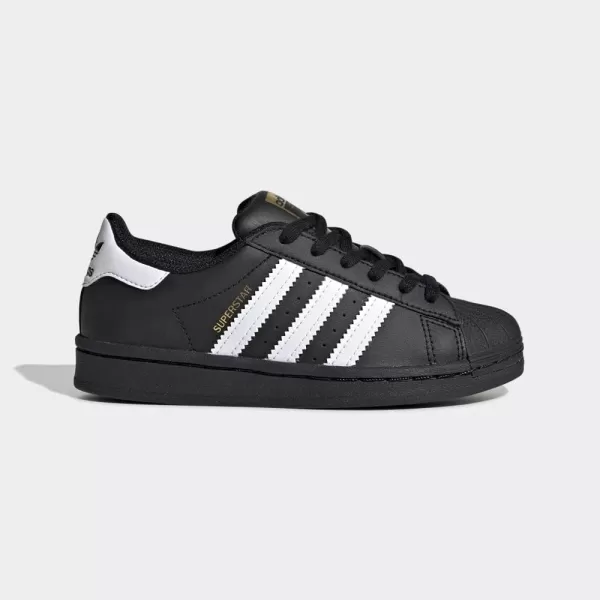 imageadidas Originals UnisexChild Superstar Legacy SneakerCore BlackWhiteBlack