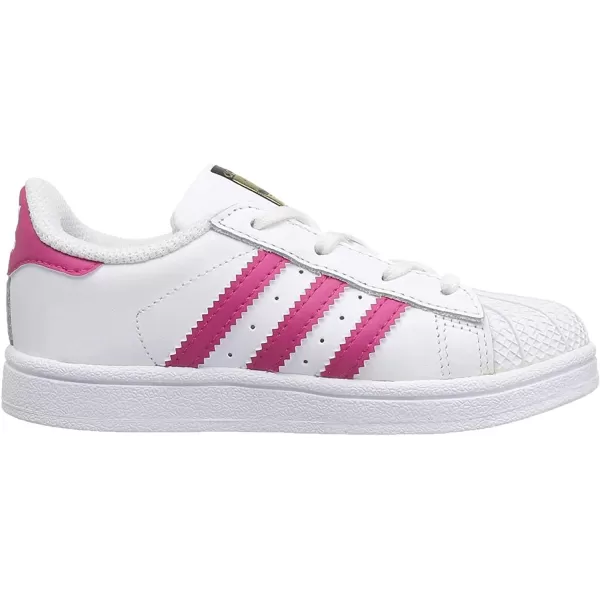 imageadidas Originals UnisexChild Superstar Legacy SneakerWhiteBold PinkWhite