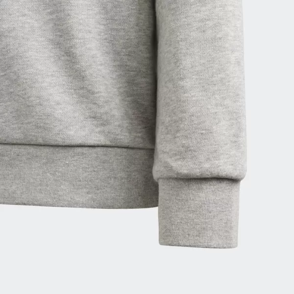 imageadidas Originals UnisexChild Trefoil Crew SweatshirtMedium Grey Heather