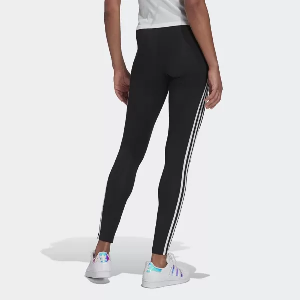 imageadidas Originals Womens 3Stripes LeggingsBlack