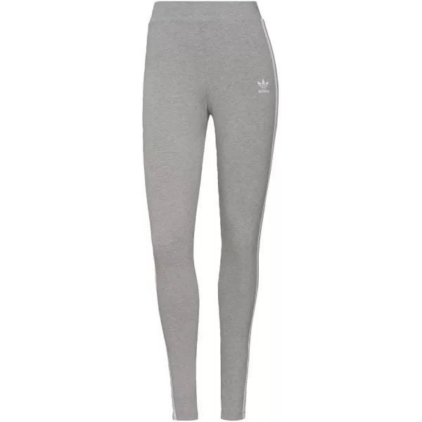 imageadidas Originals Womens 3Stripes LeggingsMedium Grey Heather