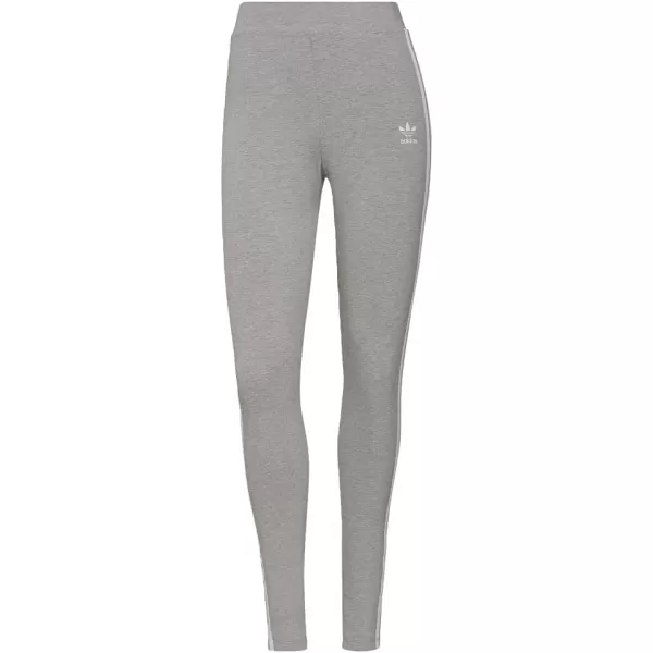 imageadidas Originals Womens 3Stripes LeggingsMedium Grey Heather