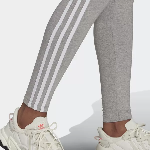 imageadidas Originals Womens 3Stripes LeggingsMedium Grey Heather