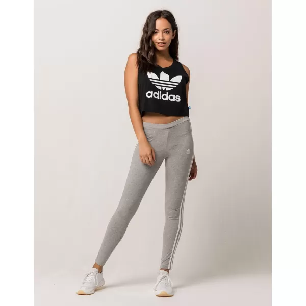 imageadidas Originals Womens 3Stripes LeggingsMedium Grey HeatherGrey HeatherGrey Heather2