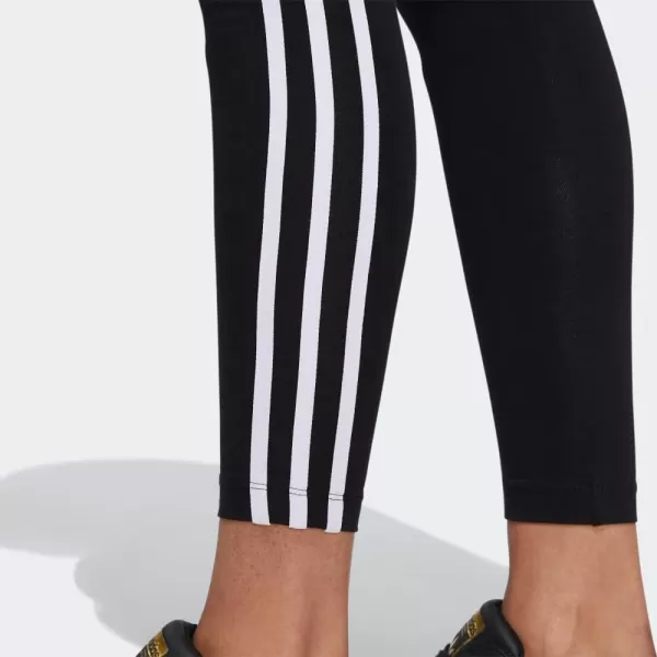 imageadidas Originals Womens Adicolor Classics 3Stripes TightsBlack