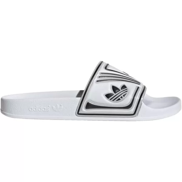 imageadidas Mens Adilette Slide SandalCloud WhiteChalk WhiteCore Black