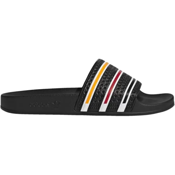 imageadidas Mens Adilette Slide SandalCore BlackCloud WhiteTeam Colleg G