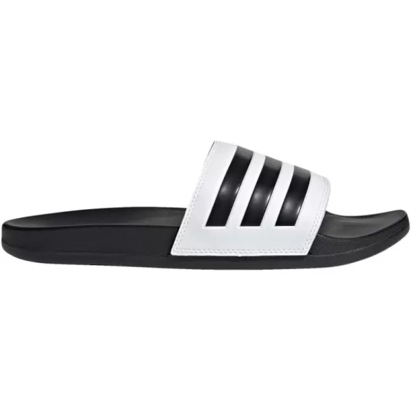 imageadidas Mens Adilette Slide SandalWhiteCore BlackCore Black