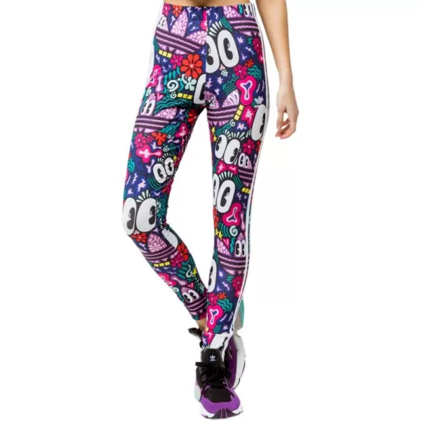 imageadidas Originals Womens Adicolor Classics 3Stripes LeggingsMulticolorMulticolorMulticolor1