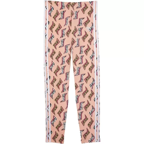 imageadidas Originals Womens Adicolor Classics 3Stripes LeggingsPinkMulticolorWhite