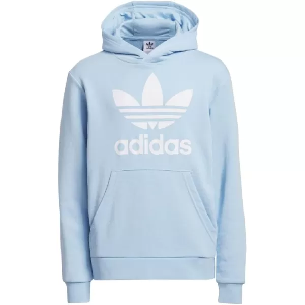 imageadidas Originals Kids Trefoil HoodieClear SkyWhite