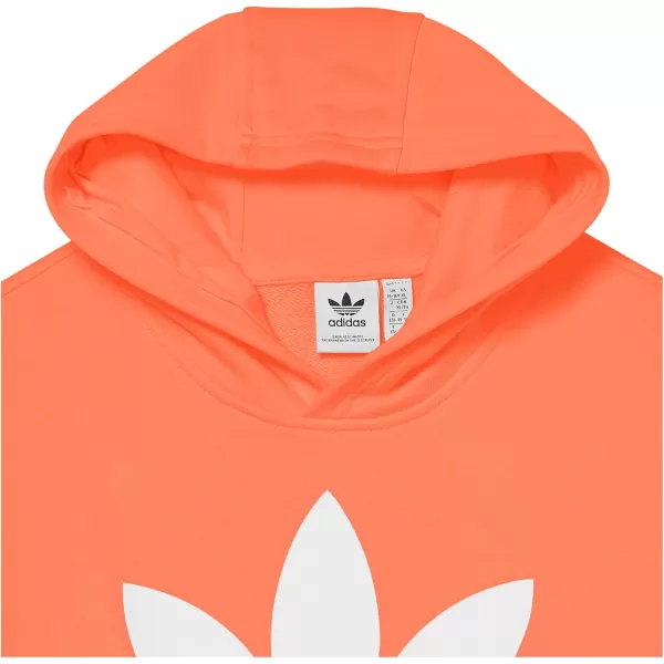 imageadidas Originals Kids Trefoil HoodieSemi Impact Orange