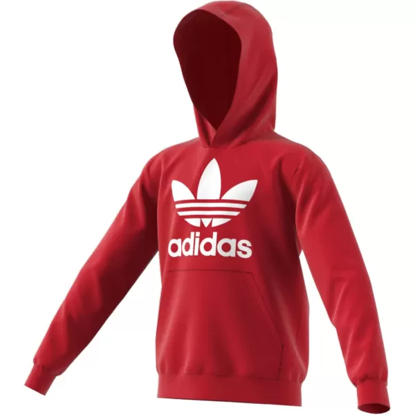 imageadidas Originals Kids Trefoil HoodieVivid RedWhite