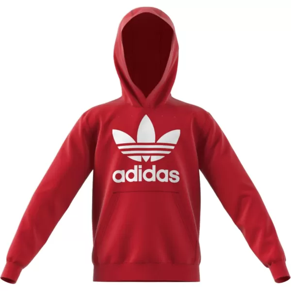 imageadidas Originals Kids Trefoil HoodieVivid RedWhite