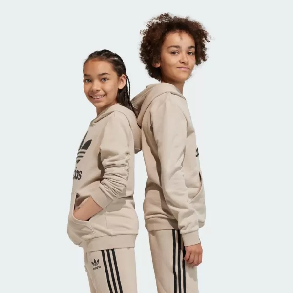 imageadidas Originals Kids Trefoil HoodieWonder Beige