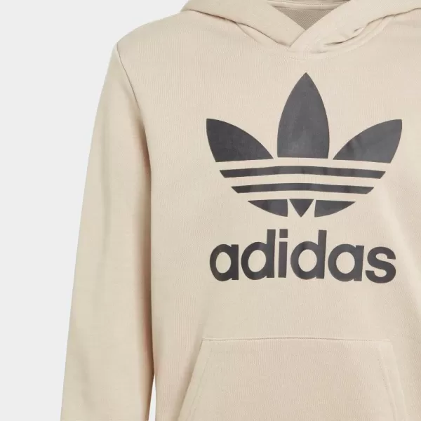 imageadidas Originals Kids Trefoil HoodieWonder Beige