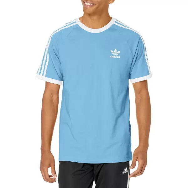 imageadidas Originals Mens Adicolor Classics 3Stripes TShirtAmbient Sky