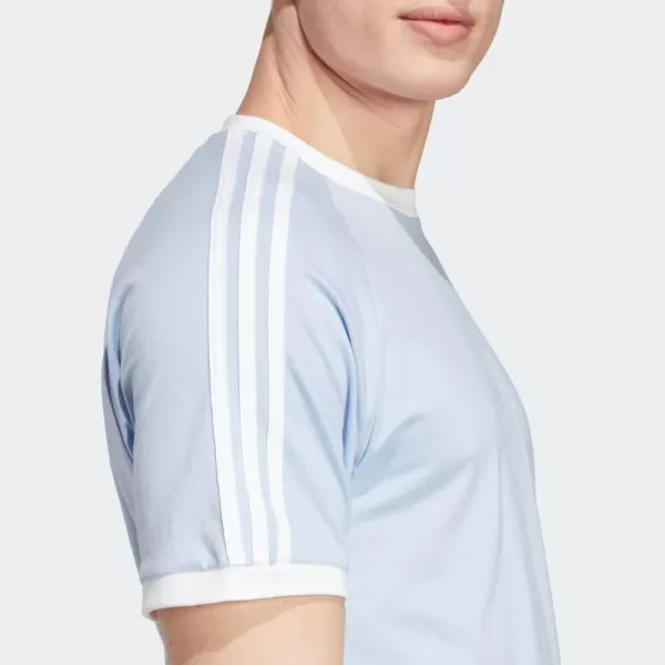 imageadidas Originals Mens Adicolor Classics 3Stripes TShirtBlue Dawn