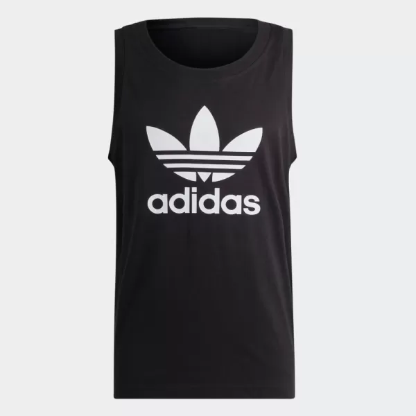 imageadidas Originals Mens Adicolor Classics Trefoil Tank TopBlack