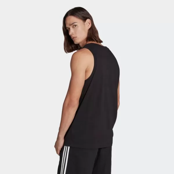 imageadidas Originals Mens Adicolor Classics Trefoil Tank TopBlack