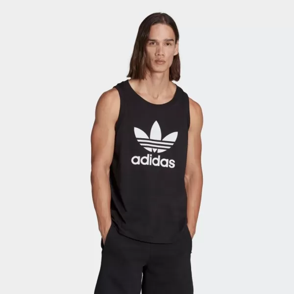 imageadidas Originals Mens Adicolor Classics Trefoil Tank TopBlack