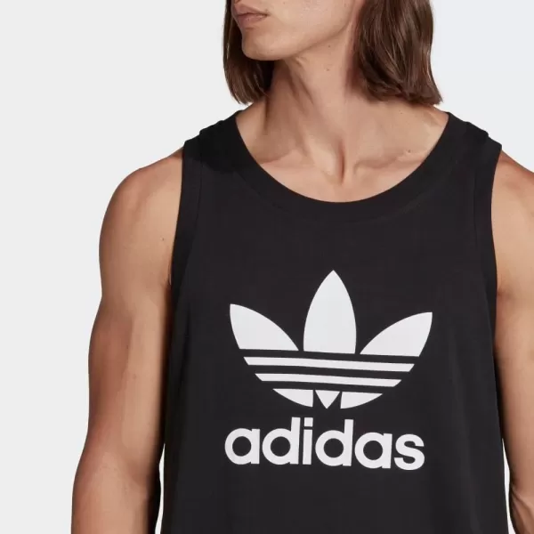 imageadidas Originals Mens Adicolor Classics Trefoil Tank TopBlack