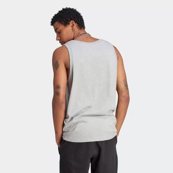 imageadidas Originals Mens Adicolor Classics Trefoil Tank TopMedium Grey Heather