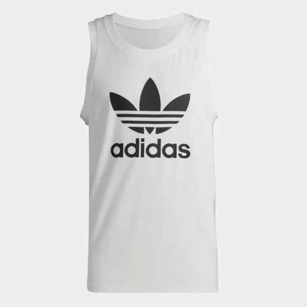 imageadidas Originals Mens Adicolor Classics Trefoil Tank TopWhite