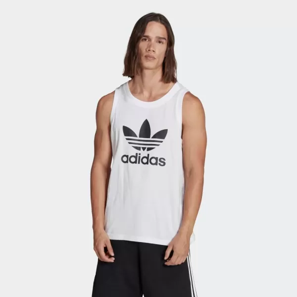 imageadidas Originals Mens Adicolor Classics Trefoil Tank TopWhite