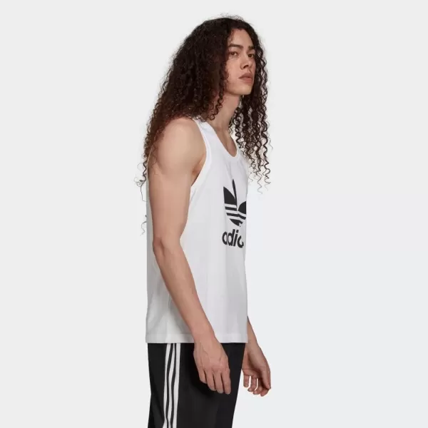 imageadidas Originals Mens Adicolor Classics Trefoil Tank TopWhiteBlack