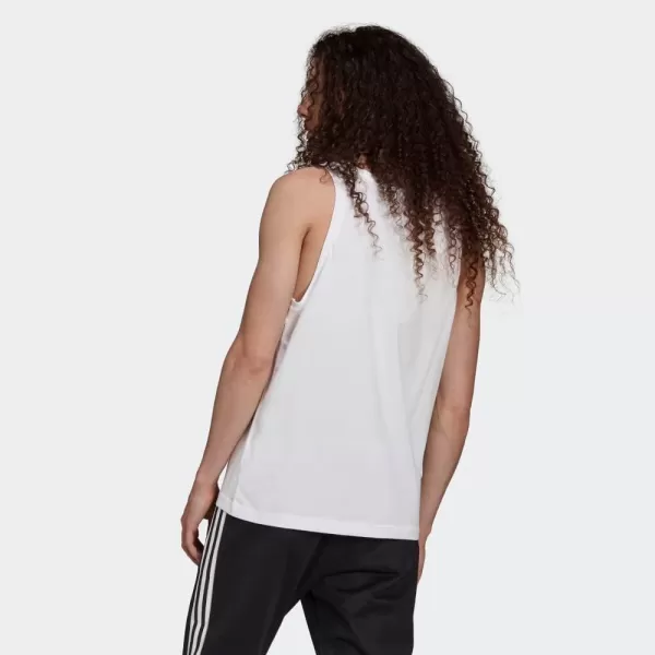 imageadidas Originals Mens Adicolor Classics Trefoil Tank TopWhiteBlack