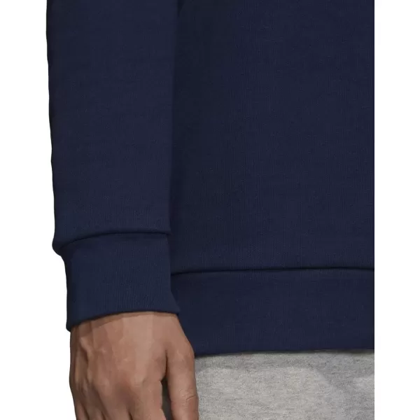 imageadidas Originals Mens Adicolor Trefoil Crewneck SweatshirtCollegiate Navy