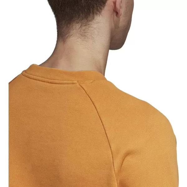 imageadidas Originals Mens Adicolor Trefoil Crewneck SweatshirtCraft Orange