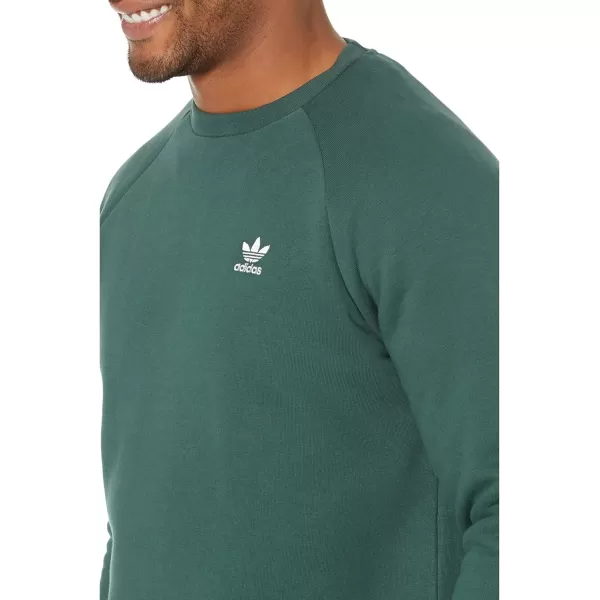 imageadidas Originals Mens Adicolor Trefoil Crewneck SweatshirtMineral Green