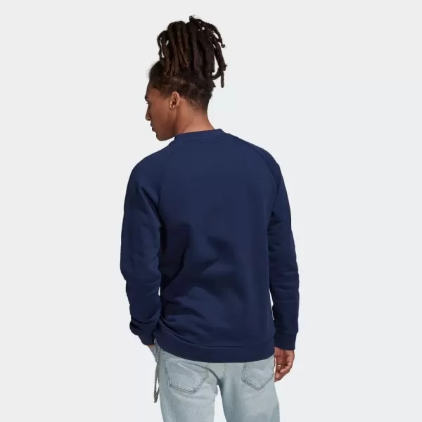 imageadidas Originals Mens Adicolor Trefoil Crewneck SweatshirtNight Indigo