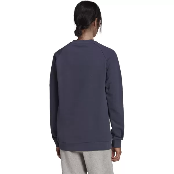 imageadidas Originals Mens Adicolor Trefoil Crewneck SweatshirtShadow NavyWhite