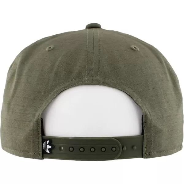 imageadidas Originals Mens Trefoil Chain Flatbrim Snapback Cap One SizeOlive Cargo Ripstop