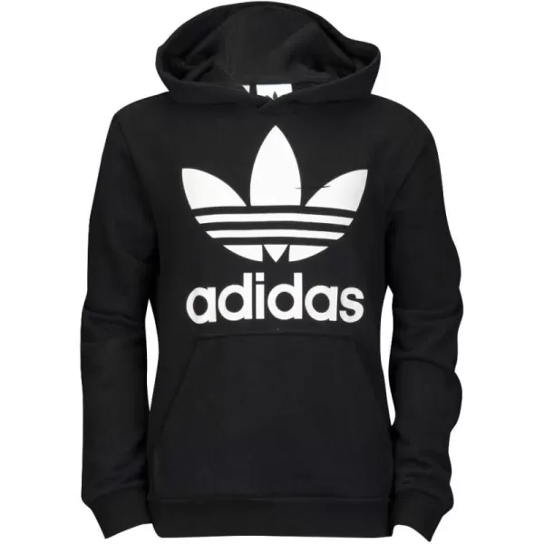 imageadidas Originals Kids Trefoil HoodieCore BlackWhite