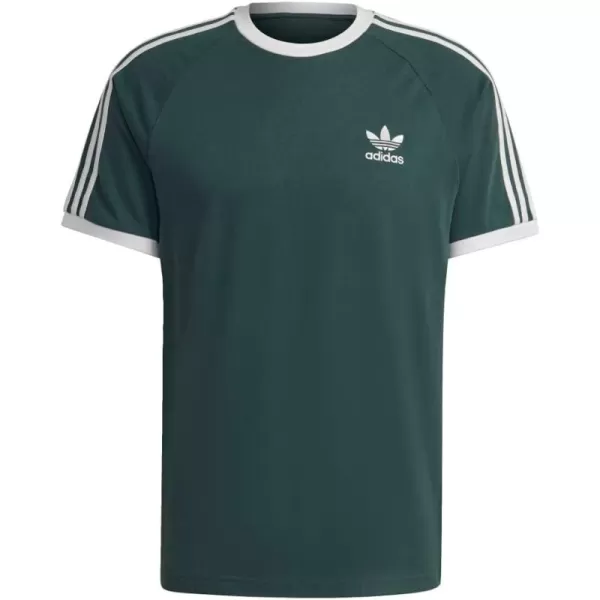 imageadidas Originals Mens Adicolor Classics 3Stripes TShirtMineral Green