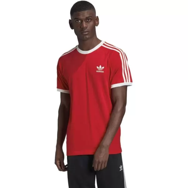 imageadidas Originals Mens Adicolor Classics 3Stripes TShirtScarlet